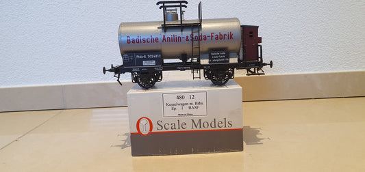 Scale Models 480 12 BASF Kesselwagen mit Brhs OVP (DLS04)