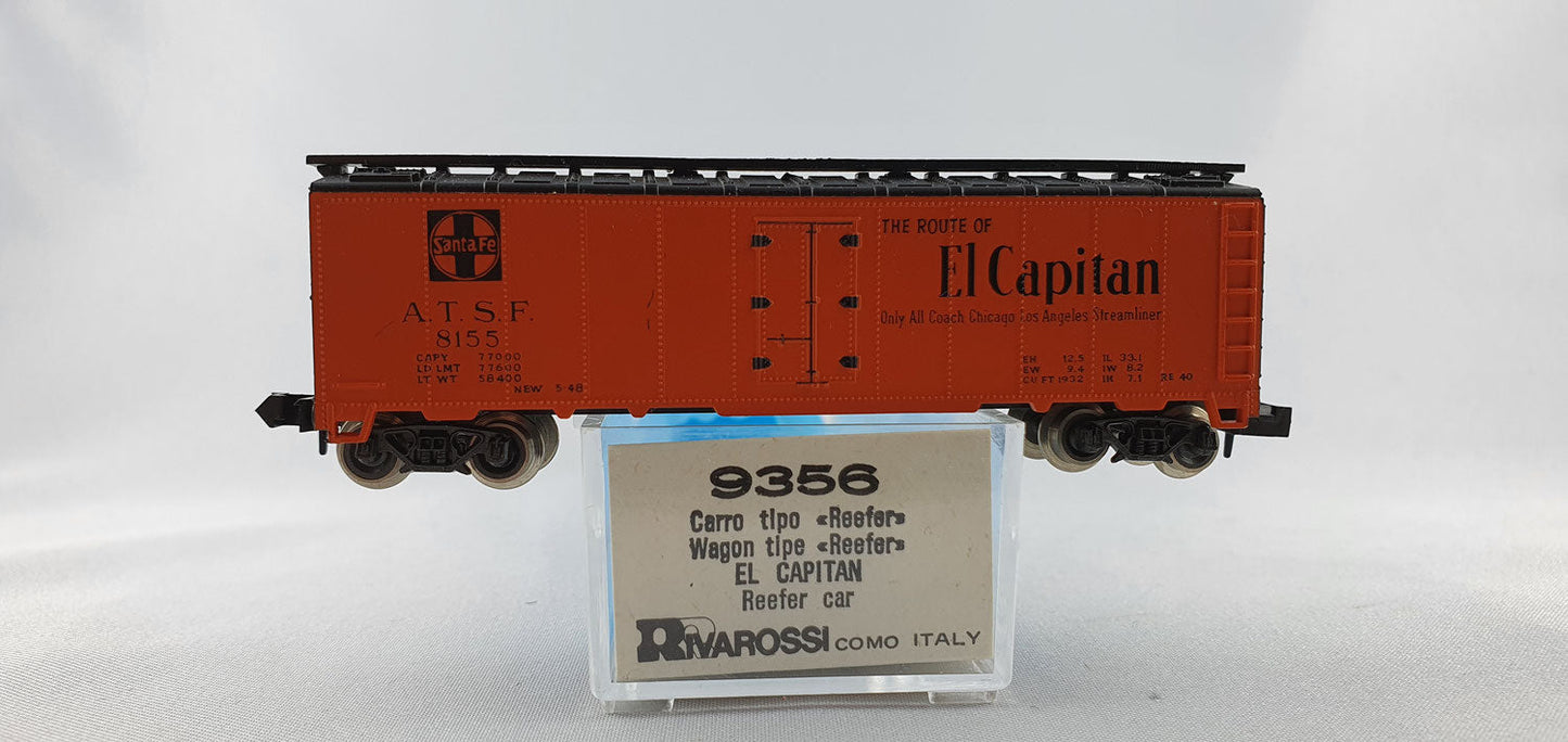 Rivarossi 9356 ATSF Reefer 40 foot OVP (DG43)