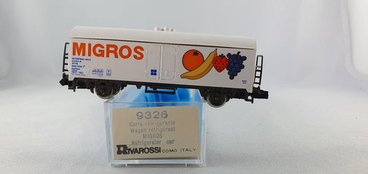 Rivarossi 9326 FS Kühlwagen "MIGROS" OVP (AGW17)