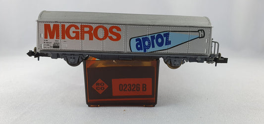 Roco 2326B SBB Schiebewandwagen "MIGROS Aproz" OVP (DG647)