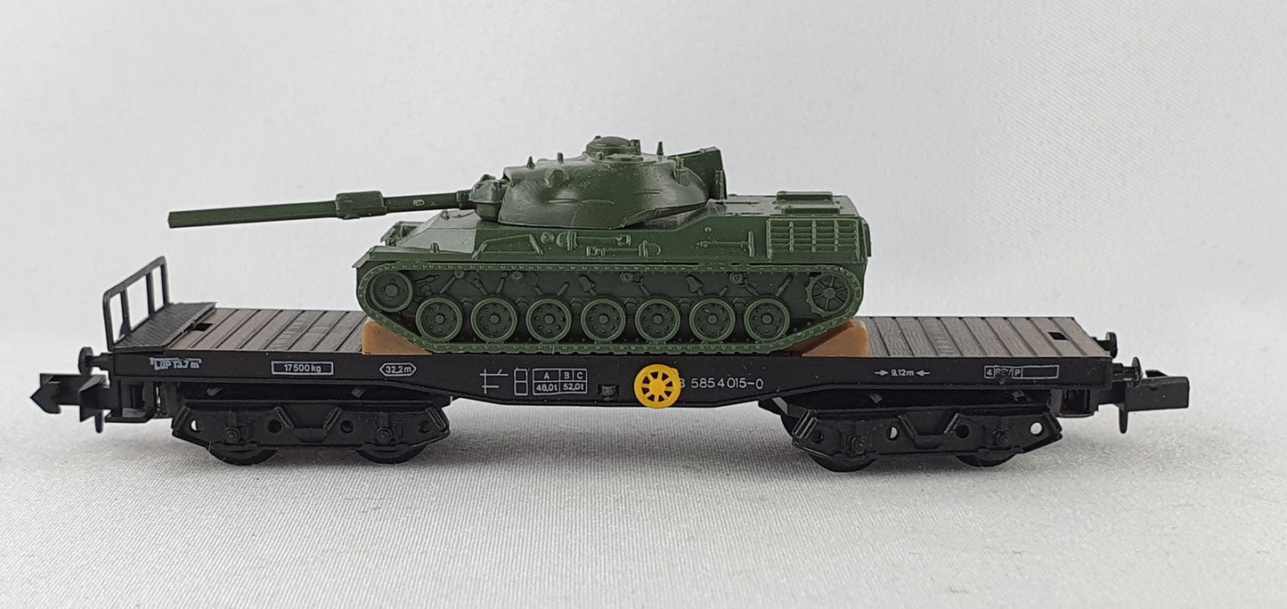 Arnold 4970 DB Schwerlastwagen mit Leopard Panzer OVP (DG642)