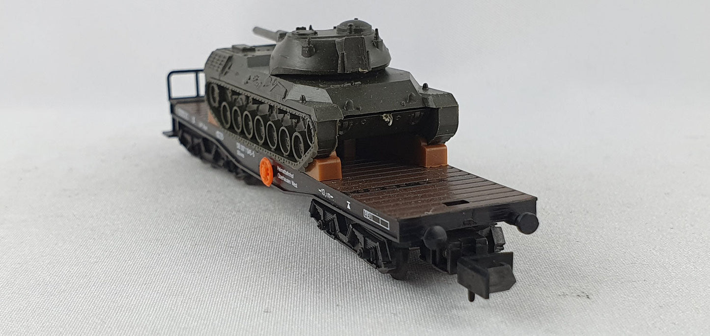 Arnold 4970 DB Schwerlastwagen mit Leopard Panzer OVP (DG640)