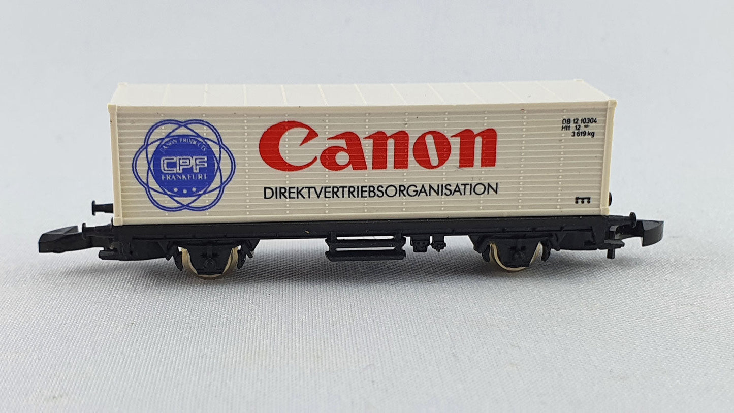 Märklin 8615 DB container wagon "Canon" OVP (EZW2) 