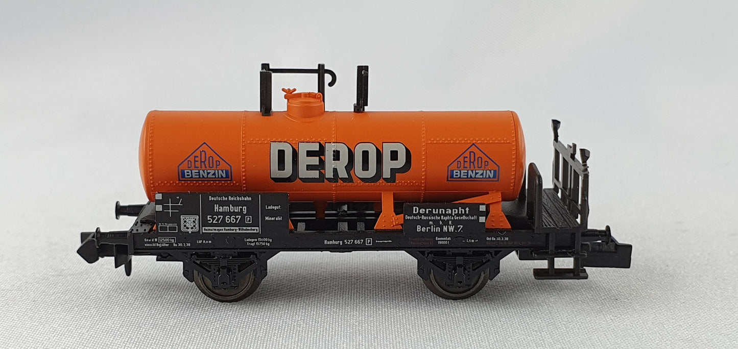 Minitrix 15053 DRG Mineralölwagen "DERUP" (DG364)