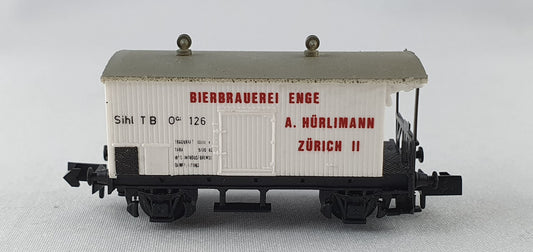 SwissToys 9 SiTB Bierwagen "Brauerei Enge A. Hürlimann" mit Kreidetafel OVP (DG470)