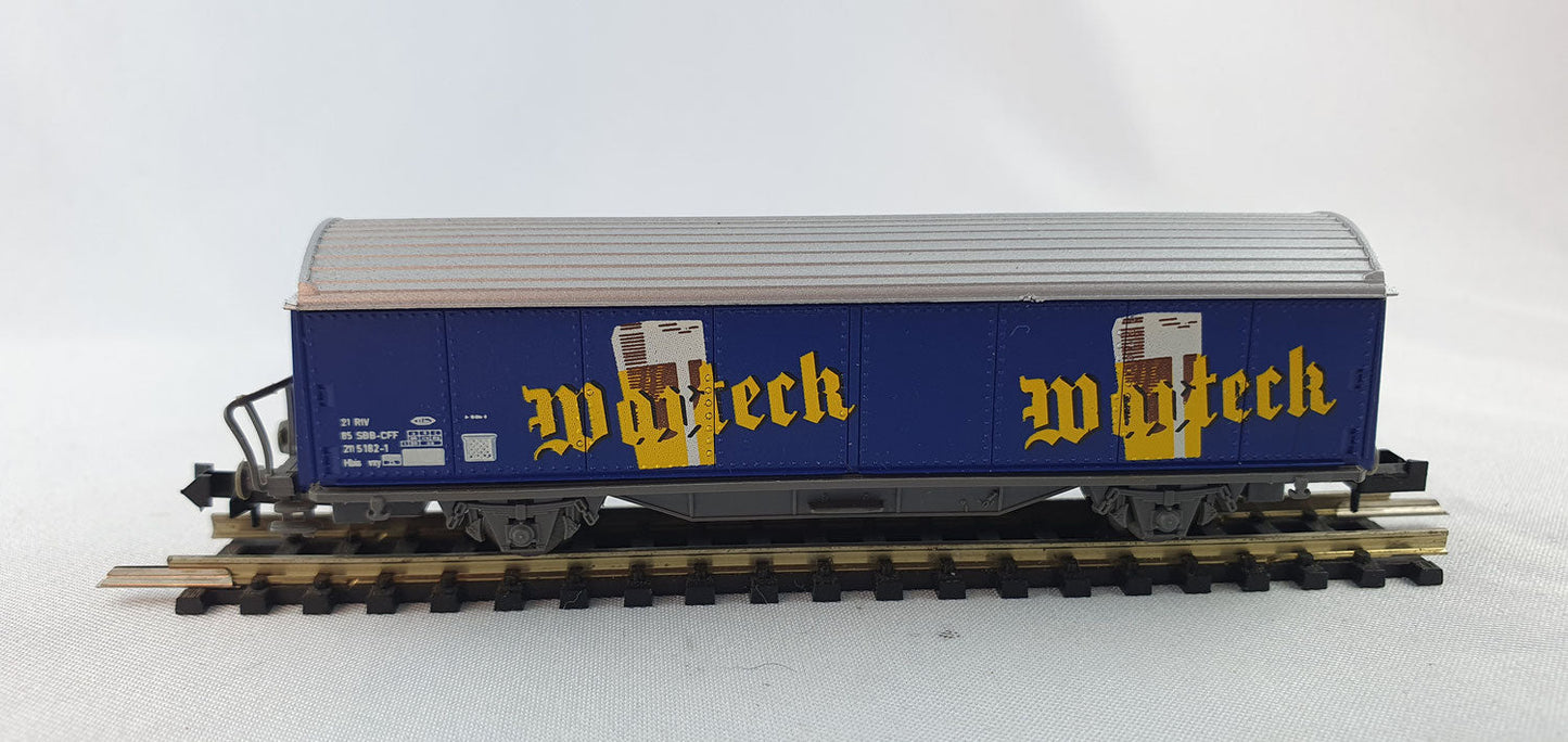 Baur 209 SBB Schiebewandwagen "Warteck Bier" (DG781)