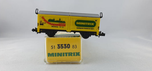 Minitrix 51 3530 83 Hubschiebewagen "Int. Spielwarenmesse Nürnberg" OVP (WG14)