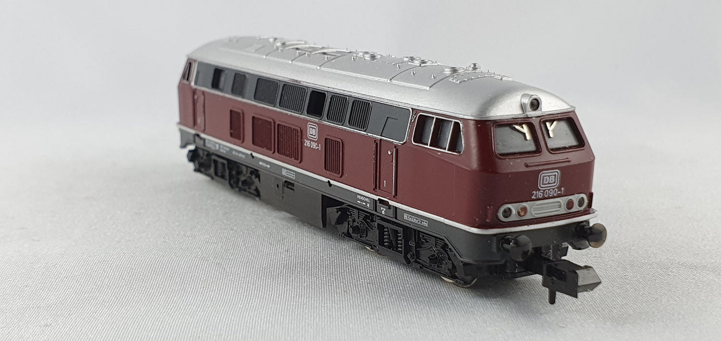 Minitrix 51 2959 00 DB BR 216 rot Diesel (DL170)