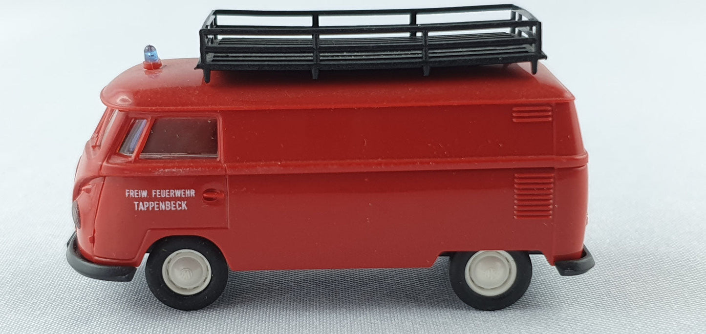 Brekina 903 VW T1 Freiwillige Feuerwehr Tappenbeck OVP (Bre903)