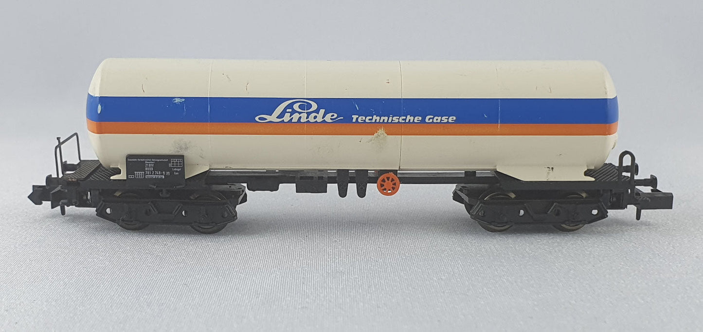 Arnold 4388 DB Druckgas Kesselwagen "Linde Technische Gase" OVP (CWG6)