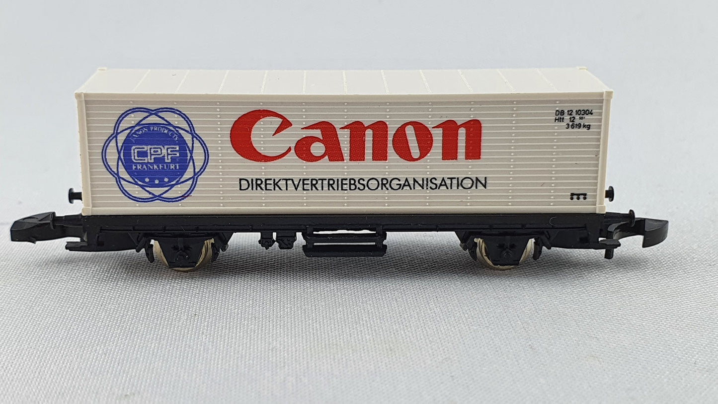 Märklin 8615 DB container wagon "Canon" OVP (EZW2) 