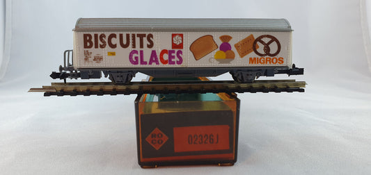 Roco 2326J SBB Schiebewandwagen "Bisquit/Glaces Migros" OVP (DG776)