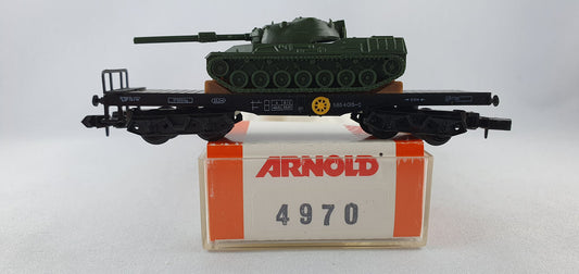 Arnold 4970 DB Schwerlastwagen mit Leopard Panzer OVP (DG642)