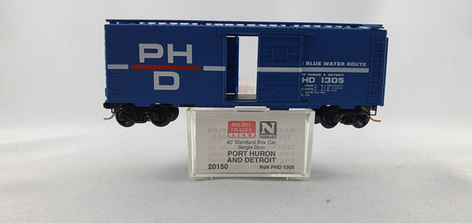 Micro Trains 20150 Port Huron & Detroit Standard Box Car 40 foot OVP (DG32)