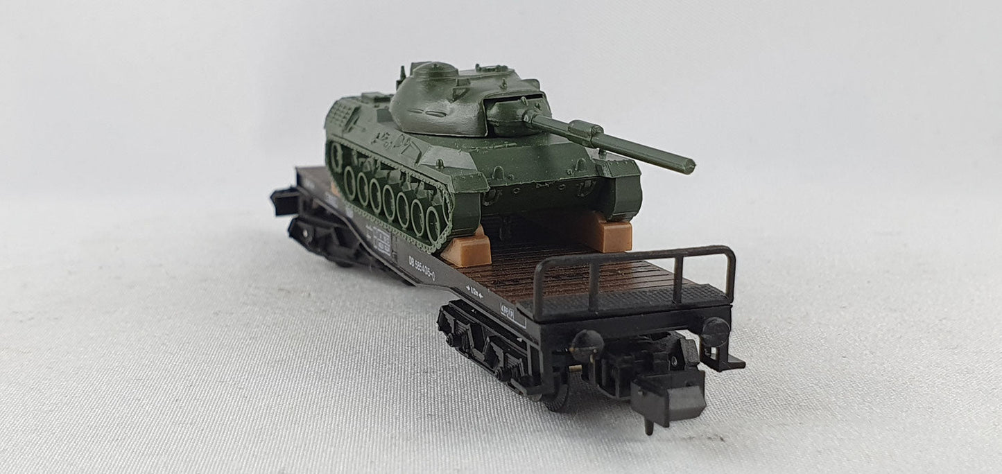 Arnold 4970 DB Schwerlastwagen mit Leopard Panzer OVP (DG642)