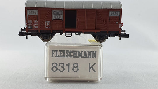 Fleischmann 8318 K DB ged. Güterwagen mit Schlusslicht OVP (DG199)