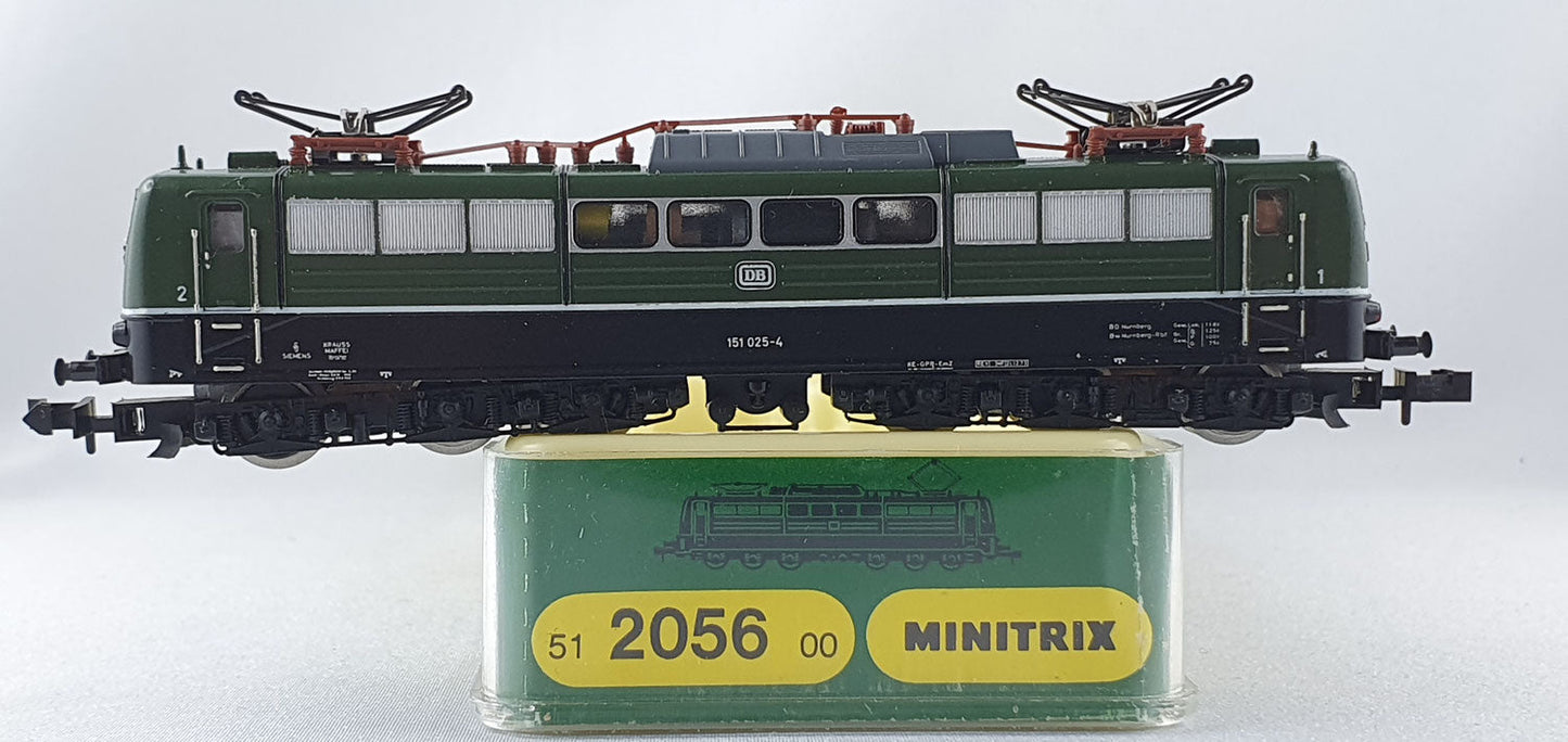 Minitrix 51 2056 00 DB E-Lok BR 151 OVP (DL213)