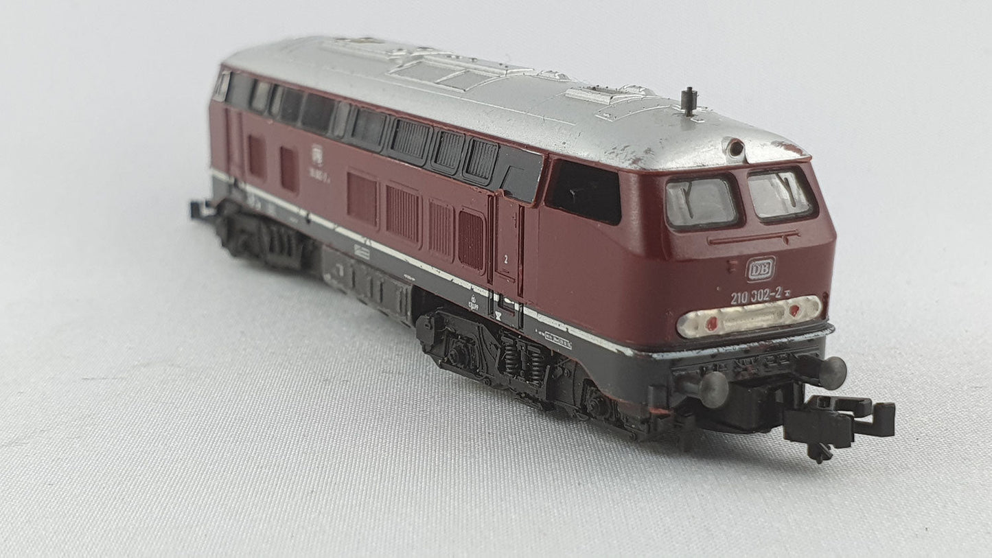 Fleischmann 7232 DB BR 210 (ex V160) Diesel OVP (DL133)