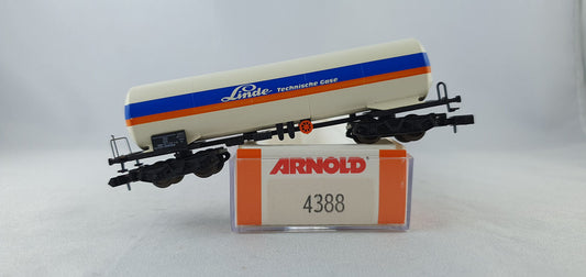 Arnold 4388 DB Druckgas Kesselwagen "Linde Technische Gase" OVP (CWG6)