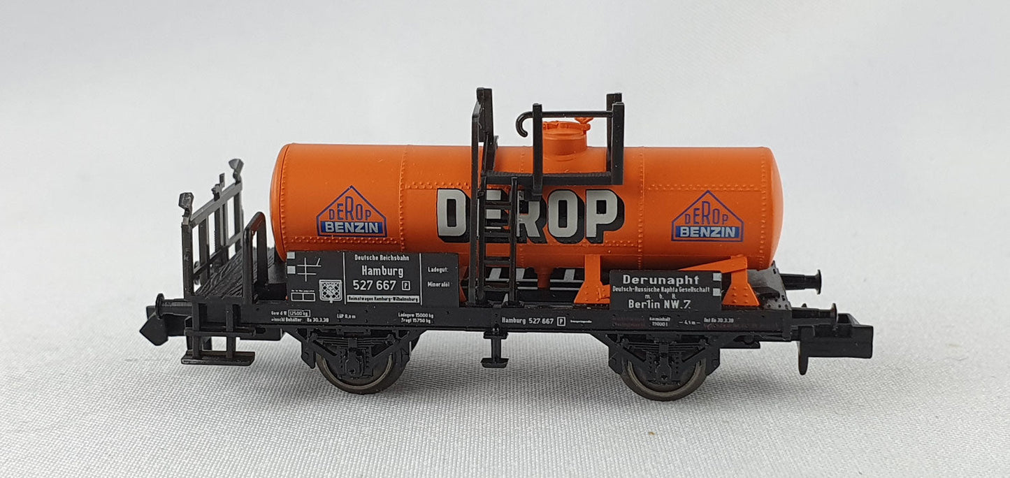 Minitrix 15053 DRG Mineralölwagen "DERUP" (DG364)