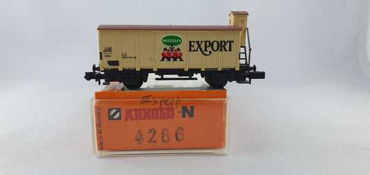 Arnold 4286 DB Bierwagen mit Brh "Wicküler Export" OVP (DG614)