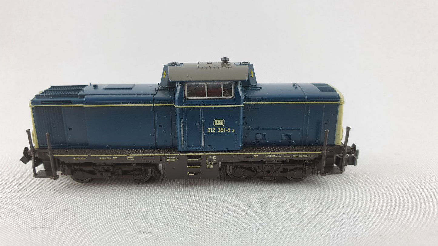 Fleischmann 7231 DB BR 212 ozeanblau OVP Diesel (WL10)