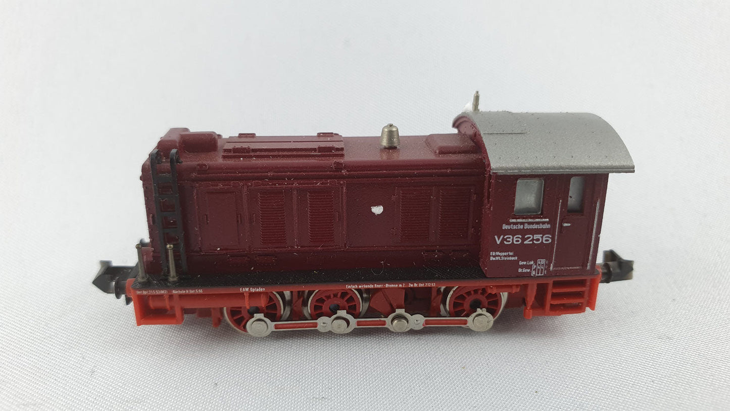 Minitrix 12963 DB V 36 ohne Kanzel rot Diesel (DL125)