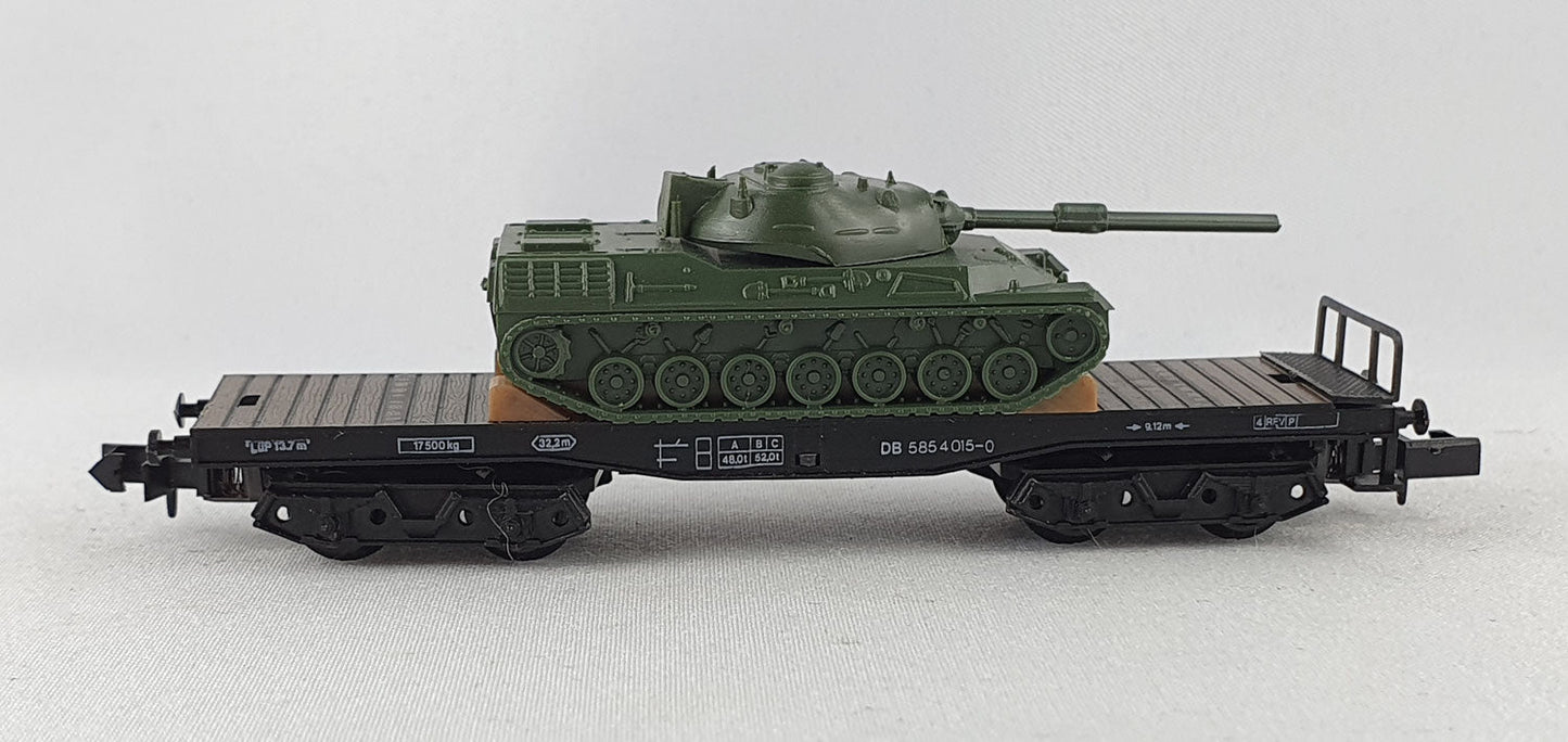 Arnold 4970 DB Schwerlastwagen mit Leopard Panzer OVP (DG642)