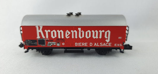 Minitrix 51 3594 00 SNCF Bierwagen "Kronenbourg" OVP (DG765)