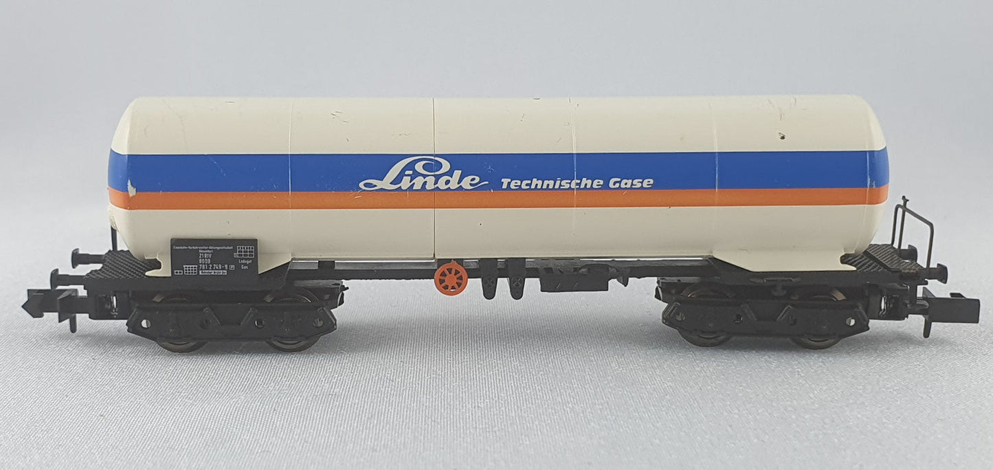 Arnold 4388 DB Druckgas Kesselwagen "Linde Technische Gase" OVP (CWG6)