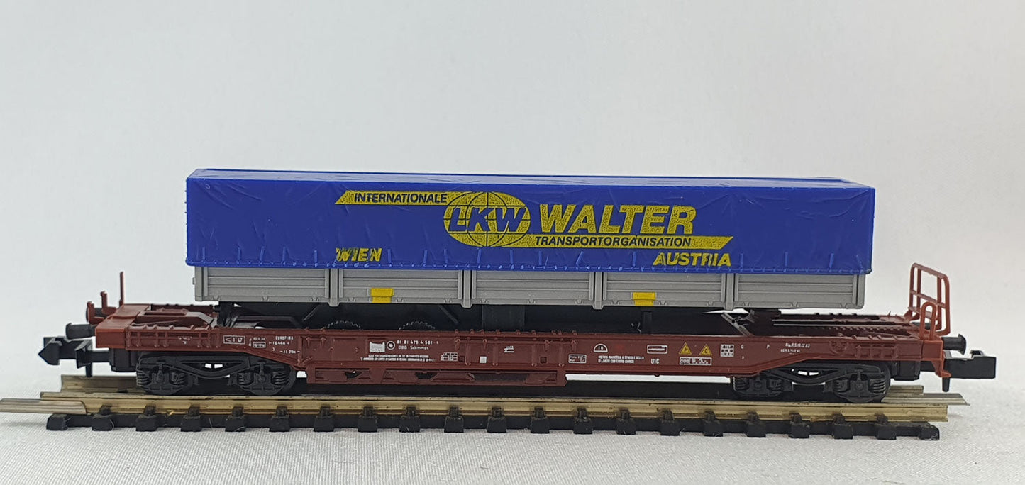 Roco 25155 ÖBB Taschenwagen "LKW Walter" (DG793)