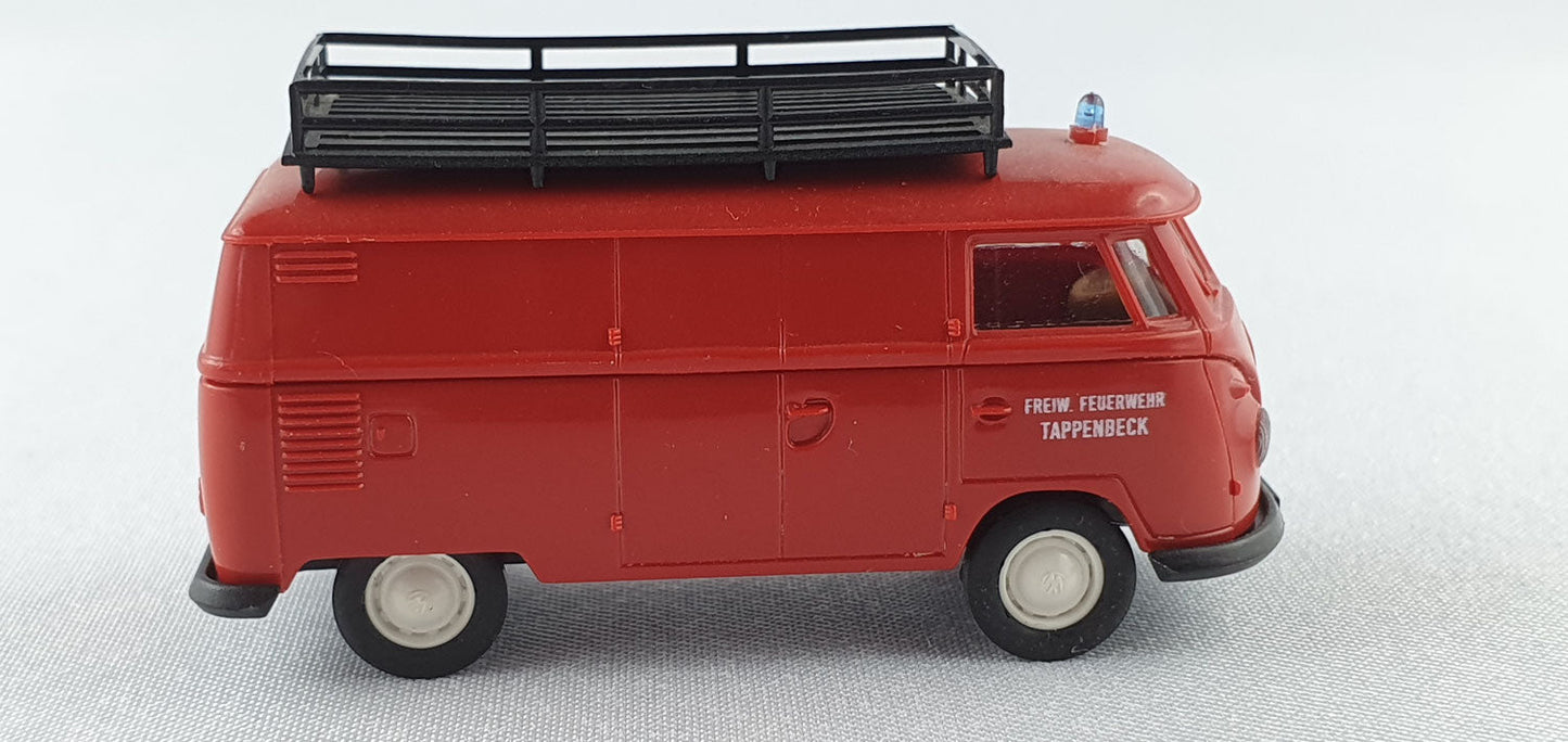 Brekina 903 VW T1 Freiwillige Feuerwehr Tappenbeck OVP (Bre903)