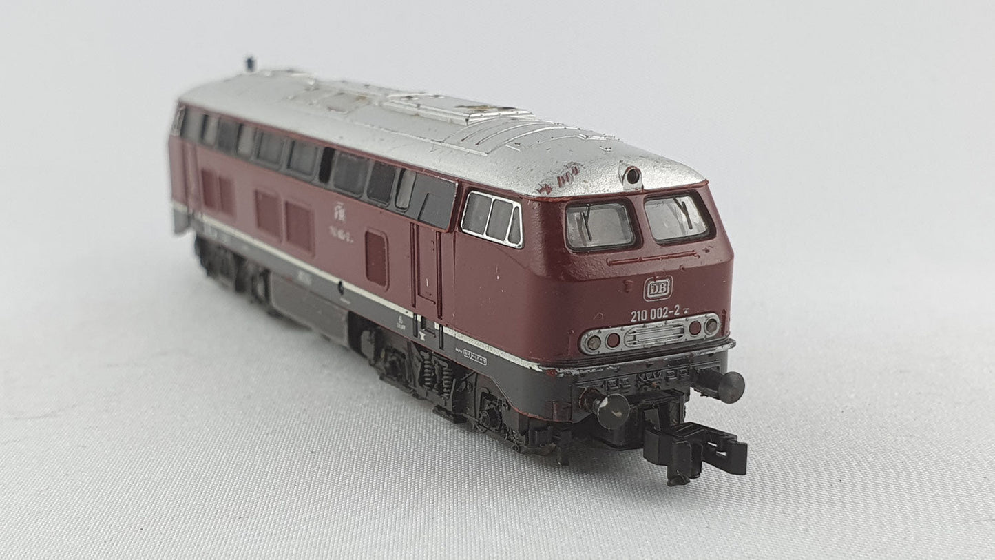 Fleischmann 7232 DB BR 210 (ex V160) Diesel OVP (DL133)