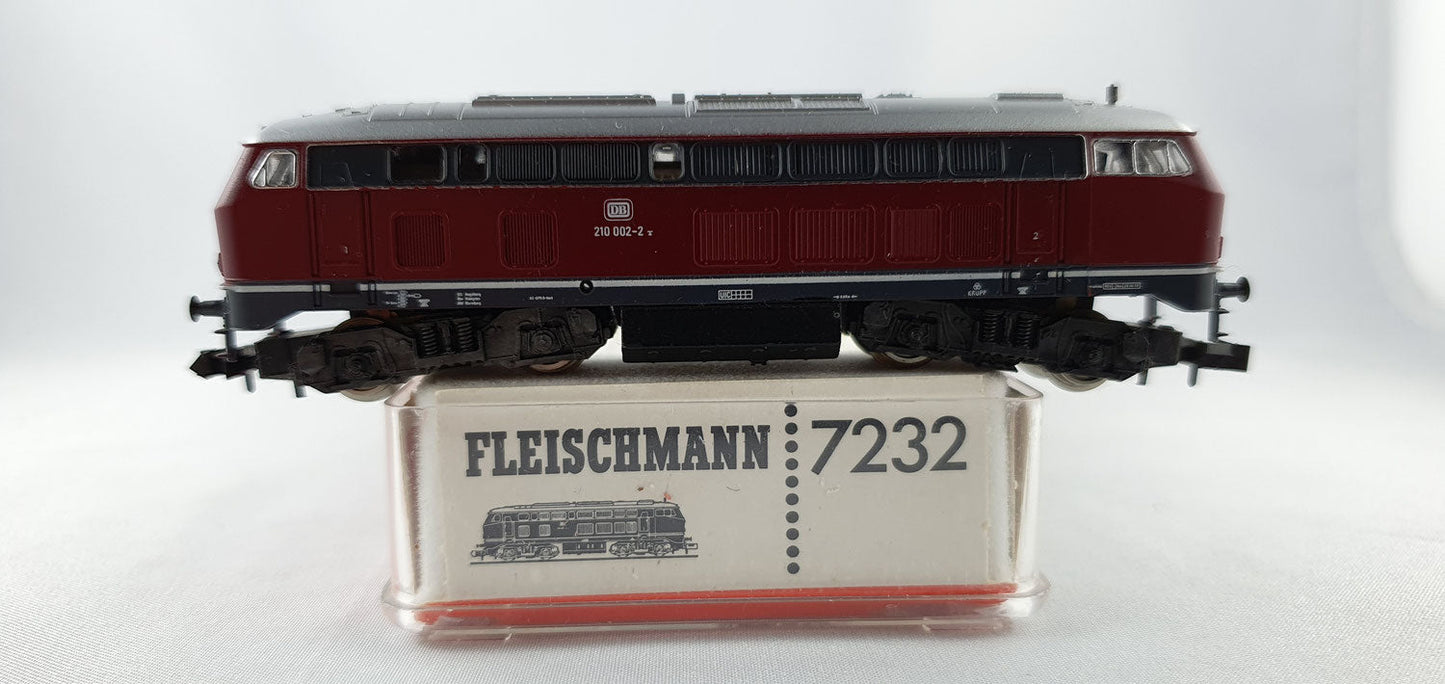 Fleischmann 7232 DB BR 210 (ex V160) Diesel OVP (DL133)