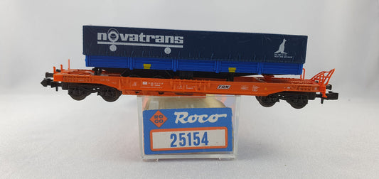 Roco 25154 SNCB Taschenwagen "Novatrans" OVP (DG652)