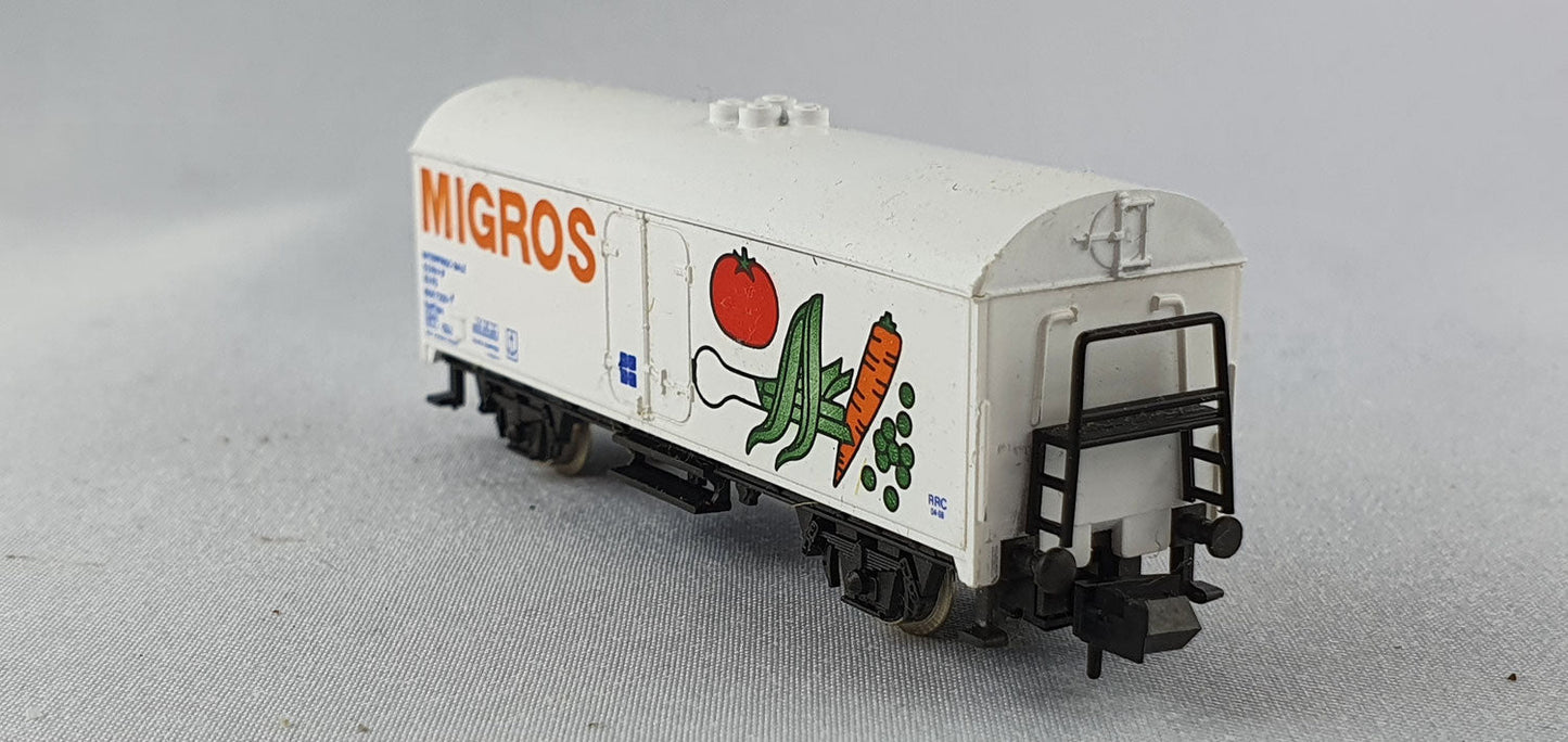 Rivarossi 9326 FS Kühlwagen "MIGROS" OVP (AGW17)