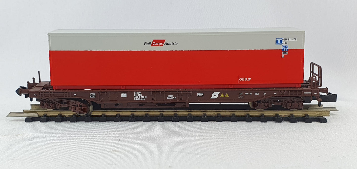 Roco 25454 ÖBB Taschenwagen "Rail Cargo Austria" OVP (DG804)