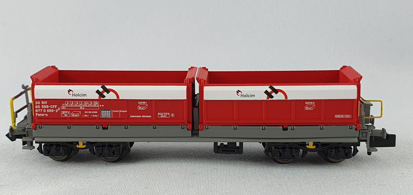 Liliput 265587 SBB dump truck red "Holcim" OVP (E7069) 