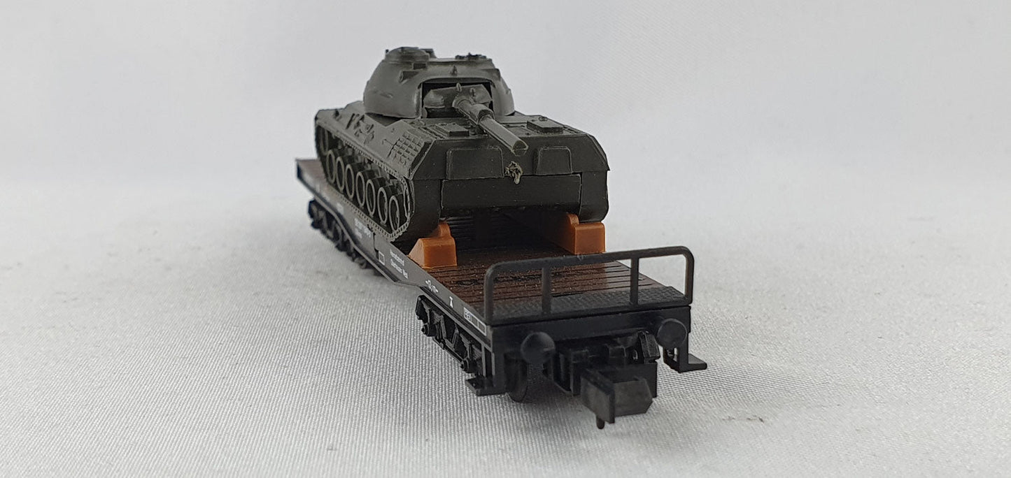 Arnold 4970 DB Schwerlastwagen mit Leopard Panzer OVP (DG640)